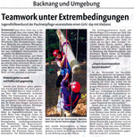 Girls' day im JHV: Teamwork unter Extrembedingungen