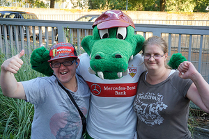 Fritzle Maskottchen des VfB Stuttgart