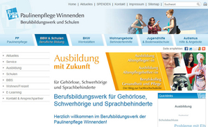 Die neue Startseite der BBW-Homepage